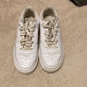 Nike air force 1’s in white size 7.5